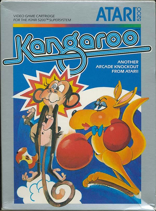 Kangaroo (1982) (Atari) Box Scan - Front